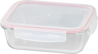 Edény MagicHome, téglalap alakú, 1000 ml, fedővel, Clip