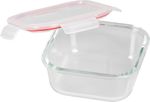 Container MagicHome, square, 800 ml, with lid, Clip