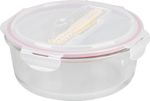 Dóza MagicHome, okrúhla, 1200 ml, s vekom, s príborom, Clip
