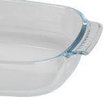 Sütőtál MagicHome, üveg, téglalap alakú, tepsi, 2900 ml