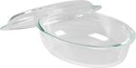 Baking Dish MagicHome, glass, oval, roaster, 3000 ml