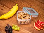 Ételhordó MagicHome Lunchbox Q807 700 ml, négyzet alakú, Clip