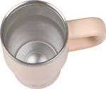 Termohrnček MagicHome, na kávu/čaj, 550 ml, so slamkou, nerez