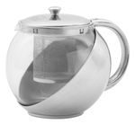 Teáskanna MagicHome TP108, 1100 ml, üveg/rozsdamentes acél