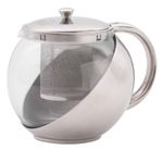 Teáskanna MagicHome TP108, 1100 ml, üveg/rozsdamentes acél