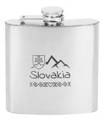 Flask MagicHome HF292, 177 ml, stainless steel, Slovakia