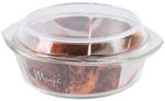 Baking Dish MagicHome, 2500 ml, borosilicate glass, round
