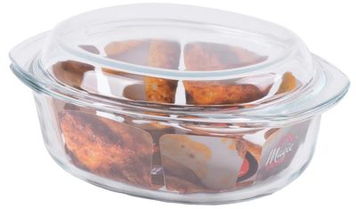 Misa MagicHome, zapekacia, 3500 ml, borosilikátové sklo, oválna