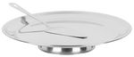 Stand MagicHome, for cake, 32 cm with server, 26.5 cm, stainless steel