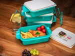 Lunch Box MagicHome CS336, 4-piece, 4x 1000 ml, PP/PE, 24.3x14.6x29.5 cm