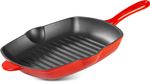 Serpenyő MagicHome Castora line, grill, zománcozott öntöttvas, 270x270x45 mm