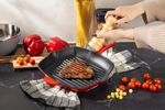 Pan MagicHome Castora line, grill, enameled cast iron, 270x270x45 mm