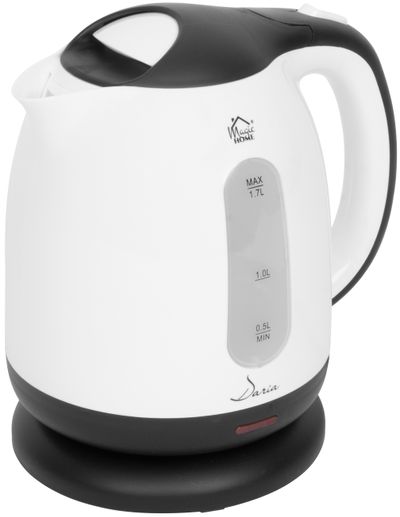 Kettle MagicHome Daria, 1850-2200 W, 230 V, 50 Hz, 1,7 l, concealed heating coil, electric
