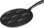 Pan MagicHome, induction, cast iron, 23.5 cm, for pancakes and fried eggs, for 7 pieces
