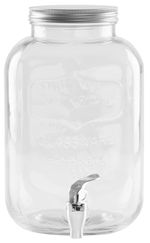 Edény MagicHome, vizeskancsó csappal, üveg, 5000 ml