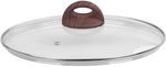 Lid MagicHome Black Marble Line, glass, 24 cm