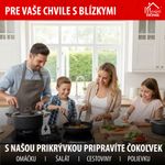 Pokrievka MagicHome Black Marble Line, sklenená, 26 cm