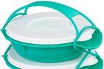 Lunch Box MagicHome, round, 4-piece, colorful, 4x 1000 ml, 22.4x20.5x29.5 cm