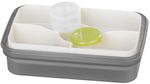 Lunch Box MagicHome, rectangular, with fork/spoon, 1200 ml, 23x15x8.8 cm
