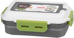 Lunch Box MagicHome, rectangular, with fork/spoon, 1200 ml, 23x15x8.8 cm