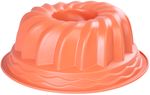 MagicHome mold, for baking, for bundt cake, silicone, red, 23x8.5 cm