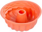 Baking Pan MagicHome, for baking, for bundt cake, silicone, red, 23x8.5 cm