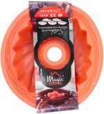 Baking Pan MagicHome, for baking, for bundt cake, silicone, red, 23x8.5 cm