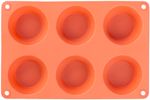 Baking Pan MagicHome, for baking, for 6 muffins, silicone, red, 23.7x16x3 cm