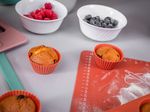 Baking Pan MagicHome, for baking, for cupcakes, silicone, red, set of 6 pcs, 6.5x6.5x3 cm