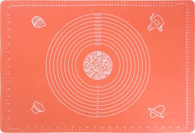 Alátét MagicHome, tésztára, szilikon, piros, 64 x 45 cm