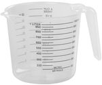 Mérőedény MagicHome, 1000 ml, kiöntővel, műanyag