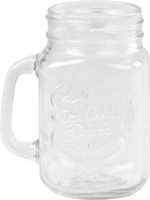 Glass MagicHome, with straw, with colored lid, 480 ml, Sellbox 12 pcs