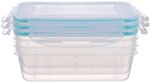 Ételhordó MagicHome Lunchbox szett YH377, 3 db, 1350 ml, 155x215x75 mm, téglalap alakú, Clip