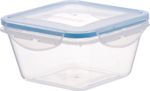 Ételhordó MagicHome Lunchbox szett YH373, 3 db, 600 ml, 135x135x75 mm, négyzet alakú, Clip