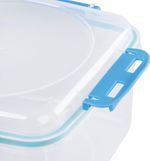 Ételhordók MagicHome, négyzet, Clip, 3db-os készlet, 1,2 lit., 17x17x12,6 cm