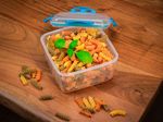 Dóza MagicHome Lunchbox set YH309, sada 3 ks, 1200 ml, 170x170x126 mm, štvorcová, Clip