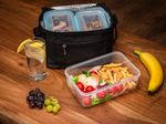 Container MagicHome, square, with thermal bag, set 3 pcs, 1x 1500 ml + 2x 500 ml