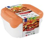 Tárolóedény Curver® Set Square, szett 3 db, 800 ml, menta/szürke/barack vegyes színek, 155x155x110 m