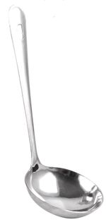 Serving Set MagicHome, 800 ml, stainless steel, mini cauldron with stand and ladle