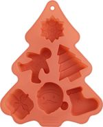 Forma MagicHome, silikónová, na pečenie, 6 vzorov , 22,2x18,5x2,5 cm