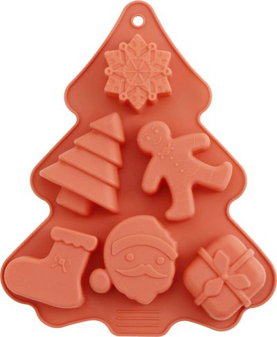 Sütőforma MagicHome, szilikon, 6 mintás, 22,2x18,5x2,5 cm