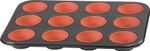 Baking Pan MagicHome, for baking, for 12 muffins, metal, with silicone molds, 35x26.5x3 cm