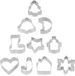 Cookie Cutter MagicHome, for baking, Christmas, Christmas tree, mold, set of 10 pcs