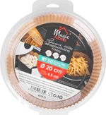 Papír MagicHome, sütéshez, forró levegős fritőzbe, élelmiszeripari papír, 20x4,5 cm, 50 db