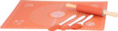 Sütőkészlet MagicHome, 5 db-os készlet, szilikon ecset, 2x spatula, sodrófa, alátét