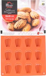 Baking Pan MagicHome, for baking, silicone, for 20 paw prints, 30x20x1.2 cm