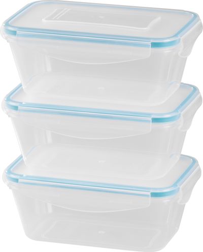 Dóza MagicHome Lunchbox set YH416, obdĺžniková, sada 3 ks, 700 ml, 172x115x71 mm