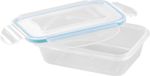 Ételhordó MagicHome Lunchbox szett YH375, téglalap alakú, 3 db, 400 ml, 162x111x51 mm
