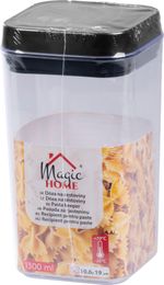 Container MagicHome, with silicone seal, 1300 ml, 106x106x190 mm, stackable
