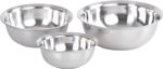 Tálka MagicHome, rozsdamentes acél, 18-22-26 cm, 3 db-os készlet